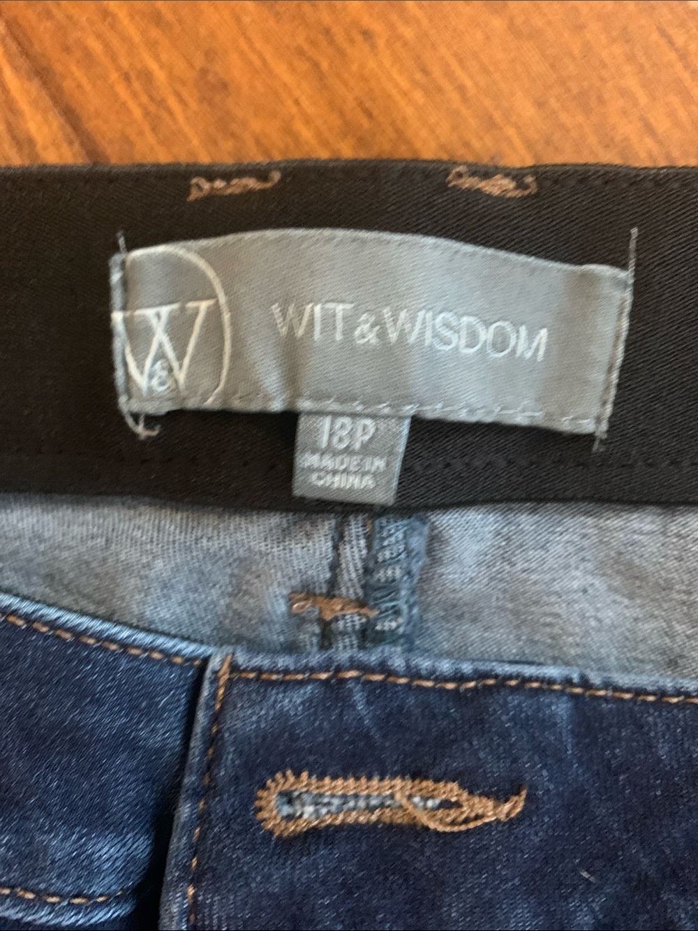 Wit & Wisdom Dark Blue Bootcut Jeans - Picture 2 of 11
